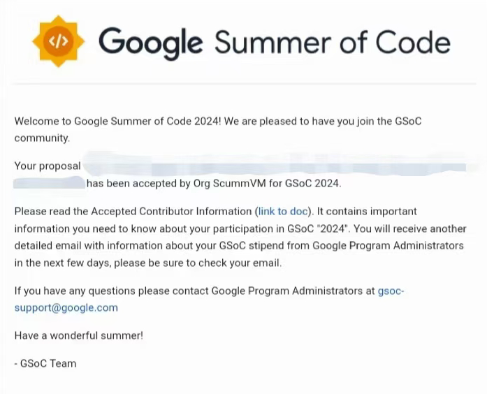 谷歌的开源之夏